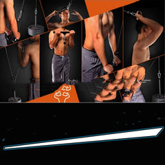Home Fitness Pulley System for Strength Training