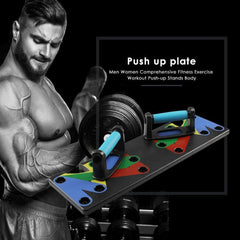 9-in-1 Push-Up Board System for Full-Body Training