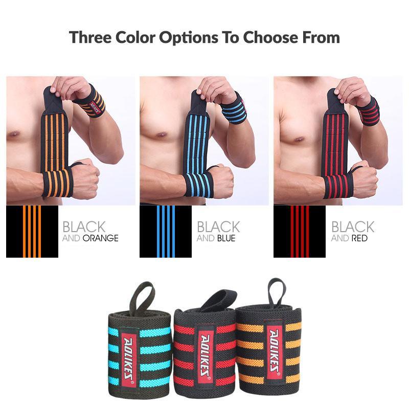 Power Wrist Wraps for Weightlifting and Strength Training