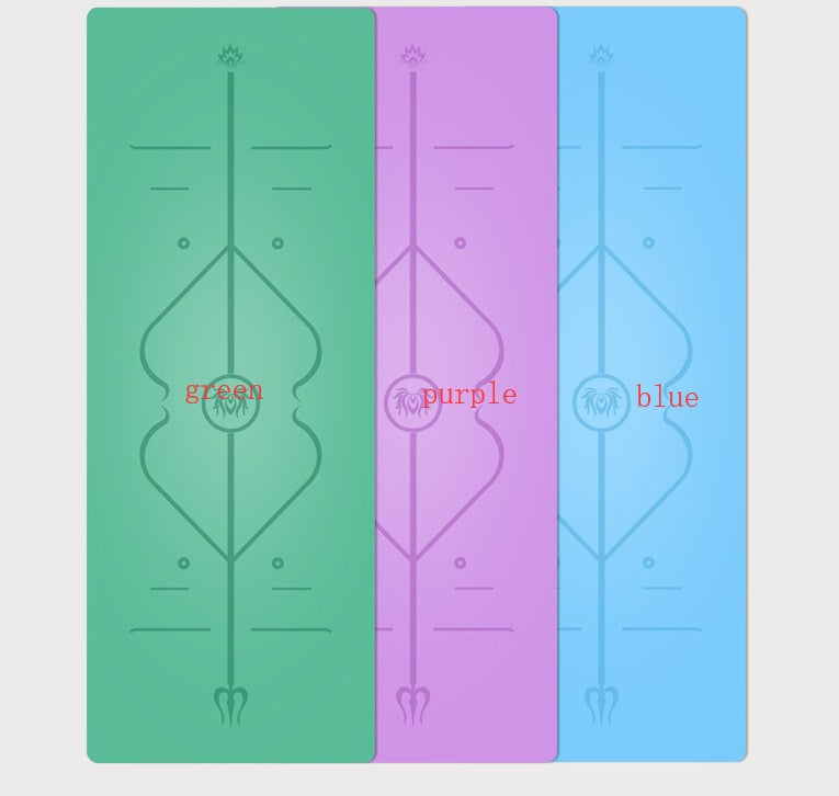 5mm Natural Rubber Suede Yoga Mat