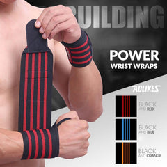Power Wrist Wraps for Weightlifting and Strength Training