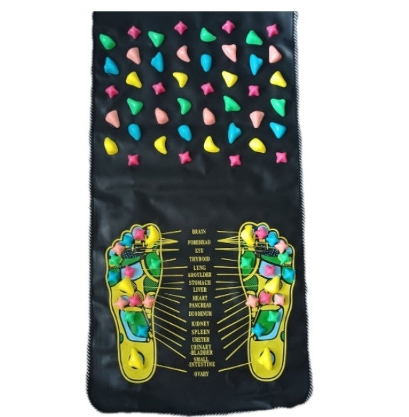 Cobblestone Reflexology Foot Massage Pad for Pain Relief & Circulation