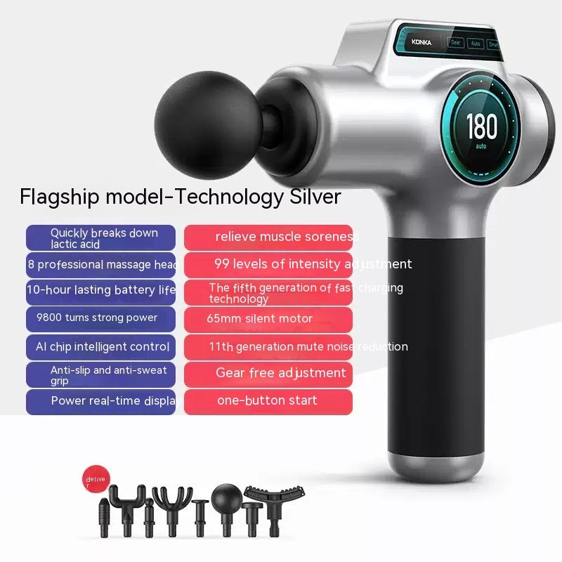 Compact Handheld Massage Gun for Muscle Recovery