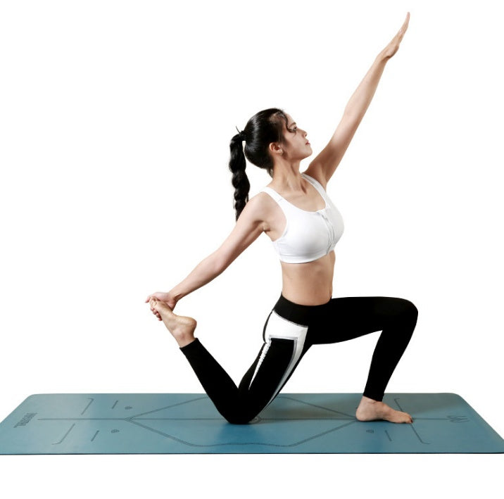5mm Natural Rubber Suede Yoga Mat
