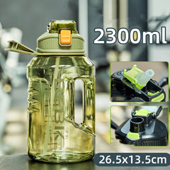 Men’s Large-Capacity Sports Water Bottle for Gym
