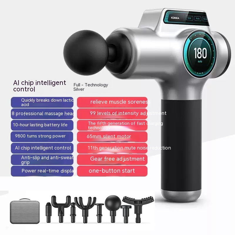 Compact Handheld Massage Gun for Muscle Recovery