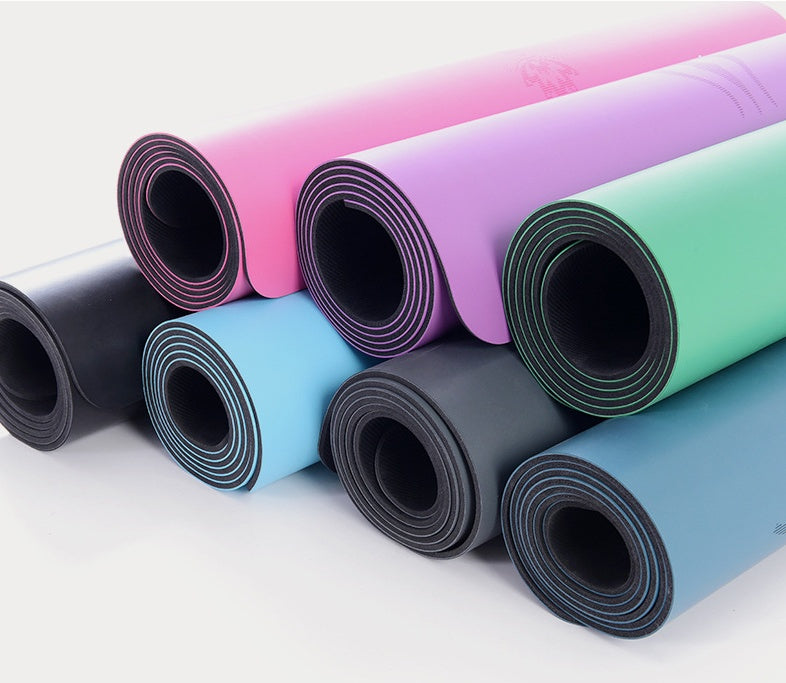 5mm Natural Rubber Suede Yoga Mat