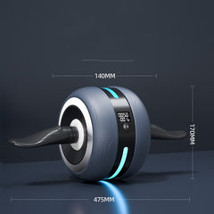 Automatic Rebound Abdominal Exercise Wheel with Counter
