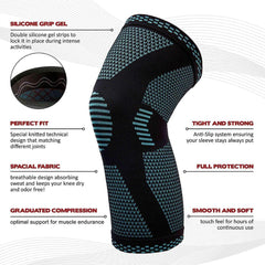 Knitted Sports Knee Pads for Joint Support