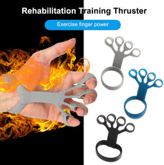 Silicone Finger Exerciser and Hand Grip Trainer