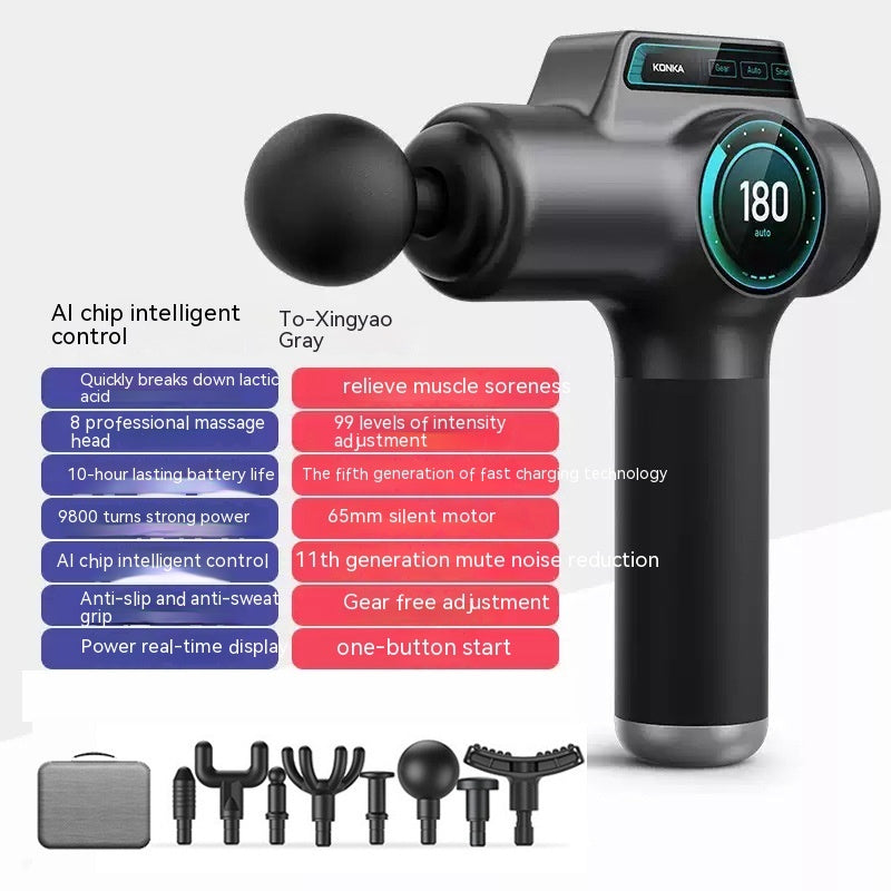 Compact Handheld Massage Gun for Muscle Recovery