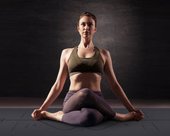 5mm Natural Rubber Suede Yoga Mat