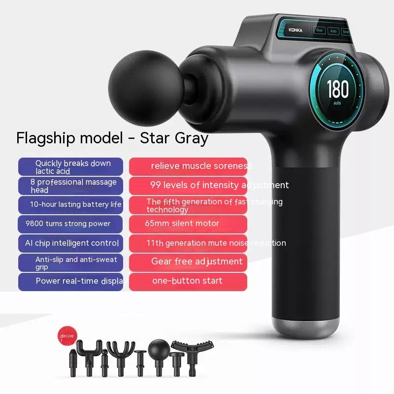 Compact Handheld Massage Gun for Muscle Recovery
