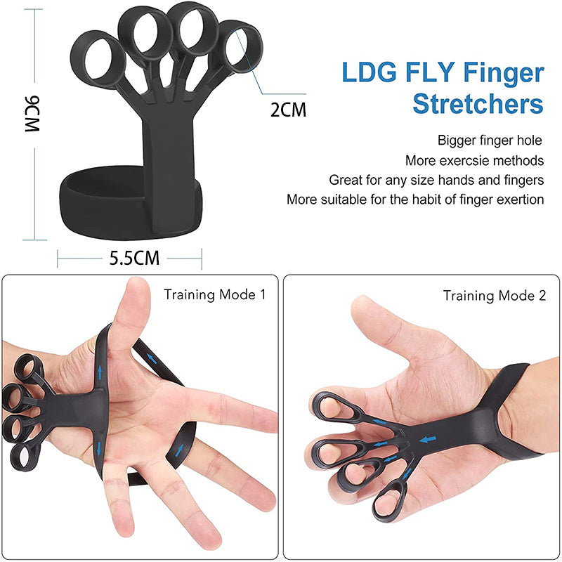 Silicone Finger Exerciser and Hand Grip Trainer