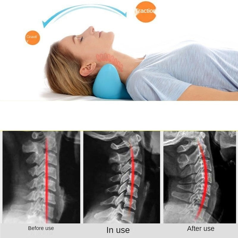 Cervical Spine Massage Pillow with Gravity Acupressure Support