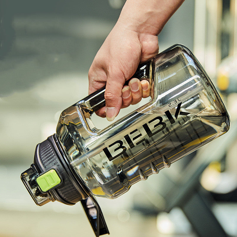 Men’s Large-Capacity Sports Water Bottle for Gym